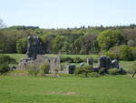 Normannisches Ogmore Castle, erbaut im 12.