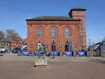Swansea, The Pump House, erbaut von 1899 bis 1900 fr die dampfgetriebene Hydraulikpumpe fr die Sd- und Norddocks von Swansea (28.04.2025)