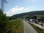 Die Trierer Stadtautobahn A 602 richtung Koblenz, Kln, Kaiserslautern.