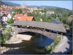 Die Alte Brcke in Forbach ist ledigliche eine Nachbildung des Originals aus dem Jahre 1778, die in den 50er Jahren des letzten Jahrhunderts errichtet wurde.