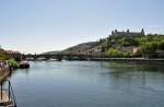 Wrzburg - alte Mainbrcke und Festung Marienberg - 28.04.2012