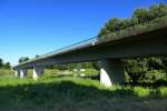 Sasbach die Straenbrcke(L113) ber den Altrhein nach dem Elsa, wurde 1984 erffnet, Aug.2013