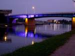 Brcke am Quoi des Belges in Strabourg; 080829