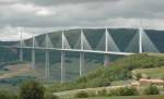 Das Viadukt von Millau/Frankreich.