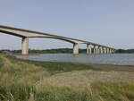 Orwell Bridge der A14 ber des Fluss Orwell bei Gainsborough (06.09.2023)