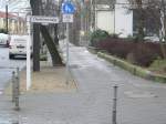 Typische Radverkehrsanlage, wie man sie im ganzen Bundesgebiet vorfindet.