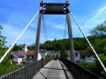 Luxemburg, auf der Hhe von Metzdorf (D), der Radweg PC 3 (3 Flsse Radweg: Mosel, Sauer, Our)an der Sauer entlang.