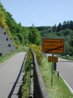 Deutschland, Rheinland-Pfalz, Lautertal Radweg Kaiserlautern - Lauterecken, zwischen Kreimbach-Kaulbach und Olsbrcken.10.07.2008