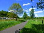 Deutschland / Frankreich, Glan-Blies-Radweg (Staudernheim-Sarreguemines)bei Wrschweiler(bei Homburg) im Saarland, 18.05.2013