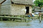 Haus auf Pfhlen im Mekong Delta bei Cn Tho.