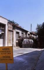 Die Grenze zwischen der Republik Zypern und der Trkischen Republik Nordzypern in Nicosia.