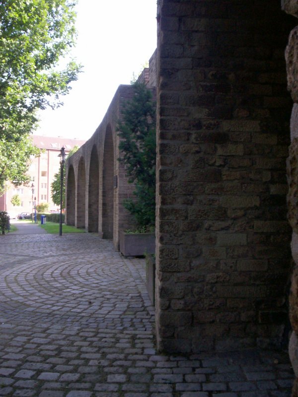 Überrest der alten Stadtmauer Duisburg 