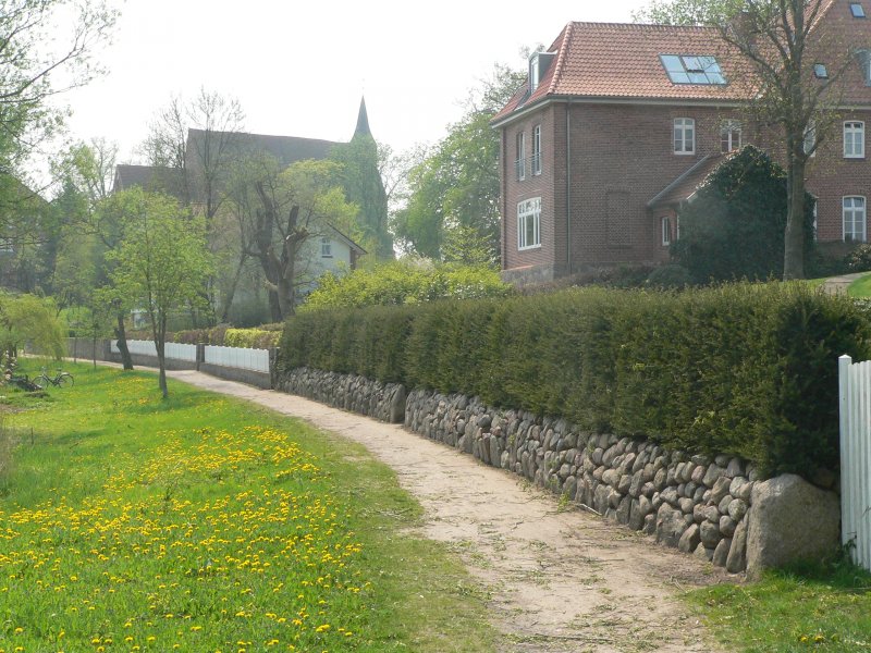 Uferpromenade in Zarrentin am Schaalsee. Sommer 2006