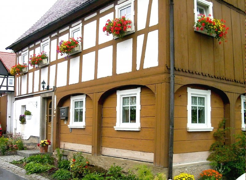 Umgebindehaus in Zittauer Gebirge, 2004