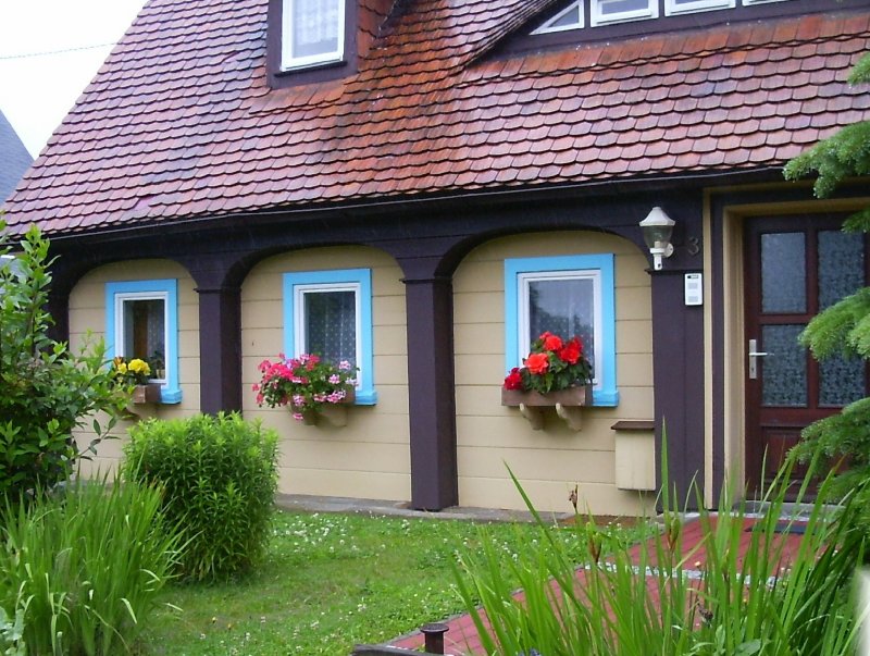 Umgebindehaus im Zittauer Gebirge, Sommer 2004