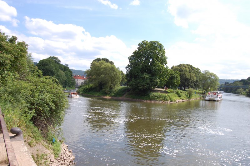 und dies ist die Stelle, in der sich Werra und Fulda kssen. Hier beginnt die Weser. Mit diesem Bild beende ich meine Hann.Mnden-Serie.