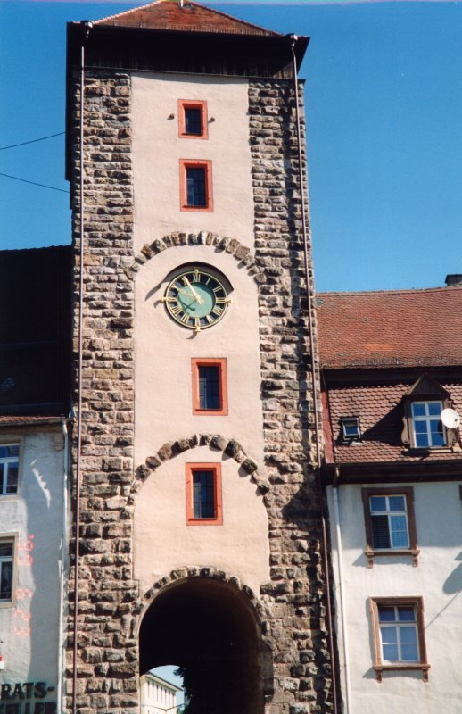 Villingen-Schwenningen, Stadttor in Villingen, Aufnahme 1999