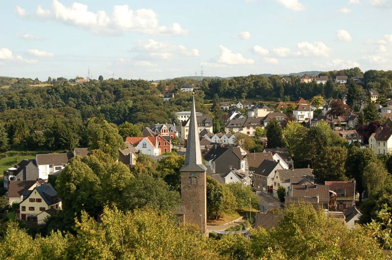 Volmarstein, Stadtteil von Wetter, von der Volmarsteiner Burg aus gesehen.