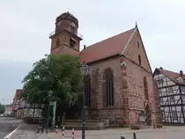 Rotenburg an der Fulda, evangelische Stadtkirche St. Jacobi, erbaut bis 1495 (04.06.2022)