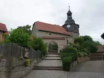 M�hra, evangelische Lutherkirche, erbaut ab 1560 (05.06.2022)