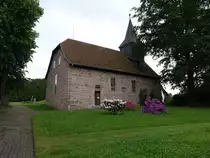 Sch�nau, evangelische Kirche, erbaut 1689 durch Pfarrer David Pistorius (05.06.2022)