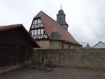 Z�schen, evangelische Stadtkirche, erbaut von 1604 bis 1609 (05.08.2022)