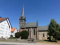 Hesserode, evangelische Friedenskirche, erbaut 1879 (07.08.2022)