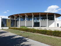 Pfaffenhofen, Wallfahrtskirche Marienfried, erbaut von 2010 bis 2011 (15.08.2022)