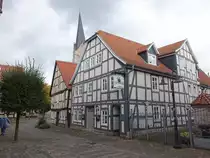 Korbach, Fachwerkh�user in der Kirchstra�e (08.10.2022)