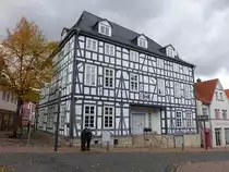 Korbach, Stadtb�cherei in der Professor K�mmell Stra�e (08.10.2022)