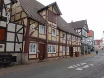Korbach, historische Fachwerkh�user an der Stechbahn (08.10.2022)