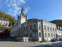 Leutenberg, Rathausgebude am Marktplatz (17.10.2022)