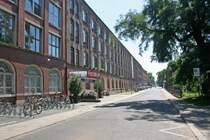 Uferstra�e, Plastinarium, Teil des Oder-Neisse-Radweg, Stadteinw�rts 