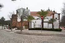SILVES, 17.03.2022, Blick vom Largo Jos� Correia Lobo auf die R�ckseite der Kathedrale