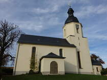 Kopitzsch, evangelische Kirche, erbaut 1740 (20.10.2022)