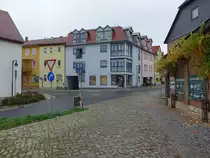 Bad Sulza, Geb�ude in der M�hlstra�e (21.10.2022)