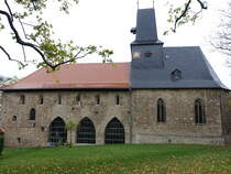 Kapellendorf, evangelische St. Maria und Bartholomus Kirche, erbaut ab 800 (21.10.2022)
