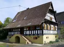 Schupfholz, ein Weiler der Gemeinde V�rstetten, sch�n restauriertes Fachwerkhaus, Okt.2022