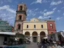 Ercolano, Basilika di Santa Maria a Pugliano an der Piazza Pugliano (24.02.2023)