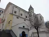 Cetara, barocke Pfarrkirche San Pietro Apostolo, erbaut im 18. Jahrhundert (25.02.2023)