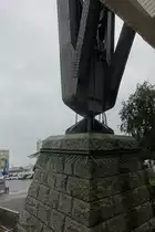 ein Auflager der Rendsburger Hochbr�cke am 8.9.2022 /