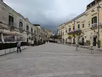 Matera, historische Geb�ude in der Via Ridola (01.03.2023)