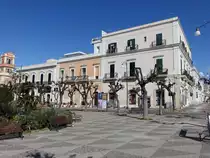 Gallipoli, historische Geb�ude am Corso Roma (02.03.2023)