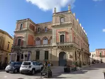 Casarano, Palazzo Capozza in der Via San Giuseppe, erbaut 1889 (02.03.2023)