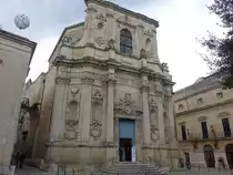 Lecce, Pfarrkirche St. Chiara, erbaut von 1429 bis 1691 (03.03.2023)