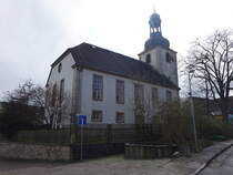 Aschara, evangelische St. Petri Kirche, erbaut von 1749 bis 1750 (25.03.2023)