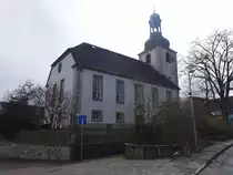 Aschara, evangelische St. Petri Kirche, erbaut von 1749 bis 1750 (25.03.2023)