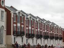 Huserzeile in Liverpool, UK, in der Upper Duke Street, am 13.09.2012. In der Nachbarschaft befinden sich die Knight Street, Roscoe Street und Berry Street. Sie alle liegen im Stadtbezirk Riverside.