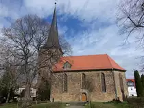 T�ttleben, evangelische St. Viti Kirche, erbaut ab 1463 (25.03.2023)
