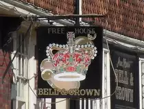 The  Bell &The Crown  am 17.09.2012. Die Kneipe in der Palace Street,  geh�rt  2023 zu den 10 besten Lokalen in Canterbury.